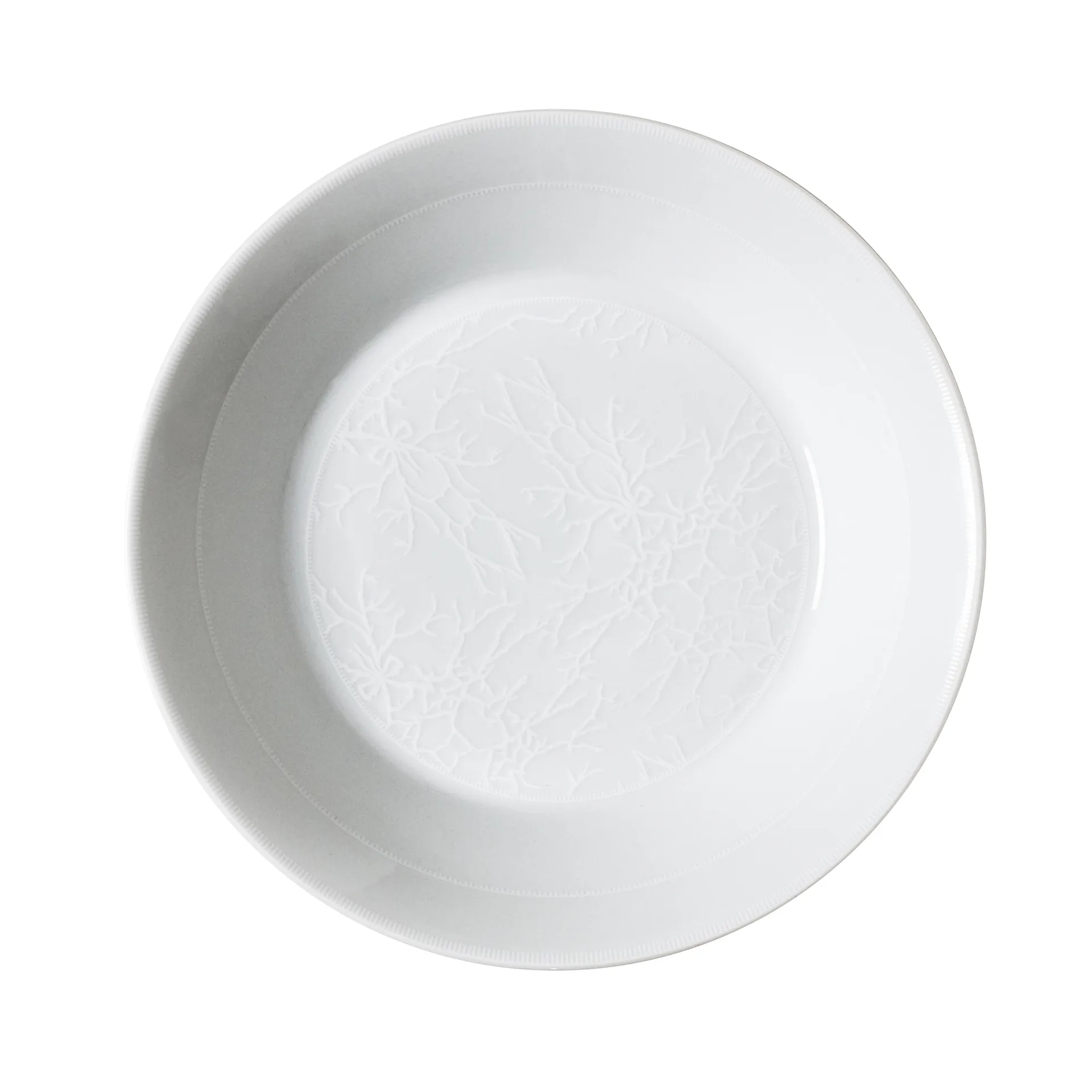 White wood deep plate, 21 cm Wik & Walsøe