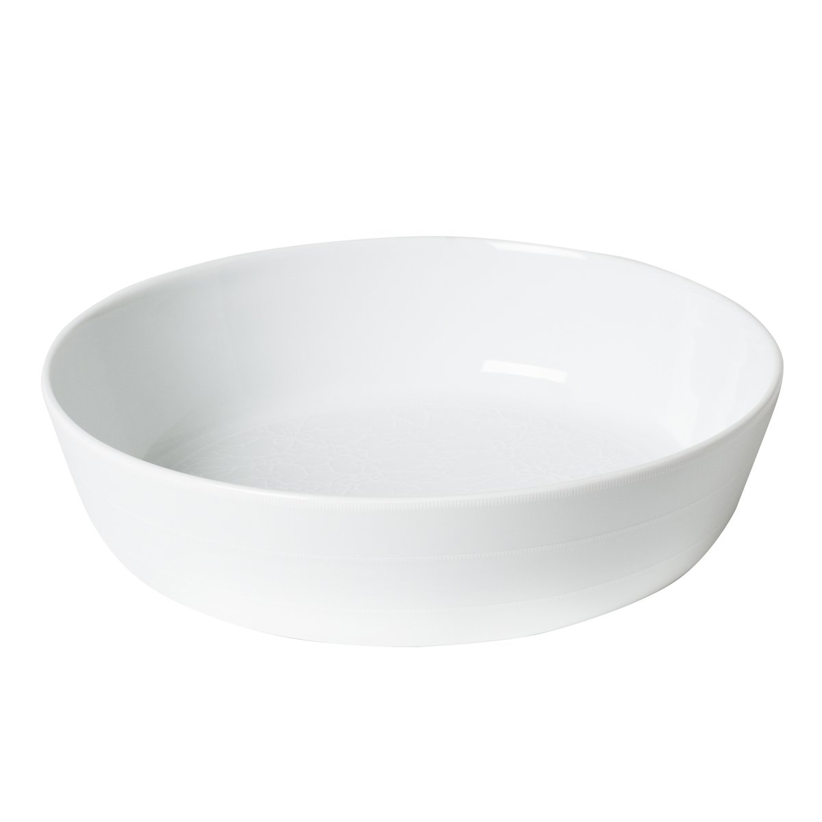 Wik & Walsoe White wood serving bowl 27 cm | Scandinavian Design | Serving bowls | White