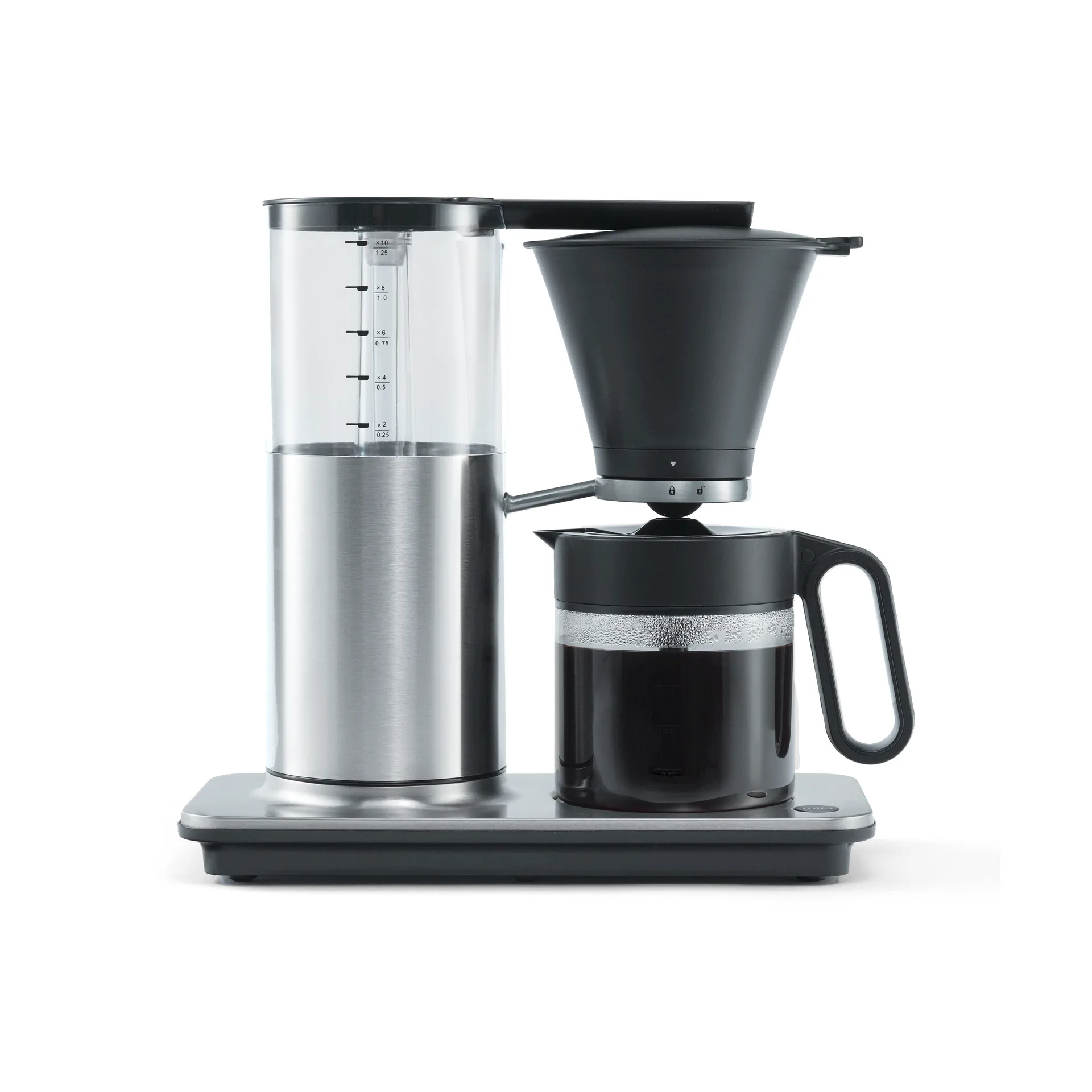 Classic tall coffee maker 12 cups, Silver Wilfa