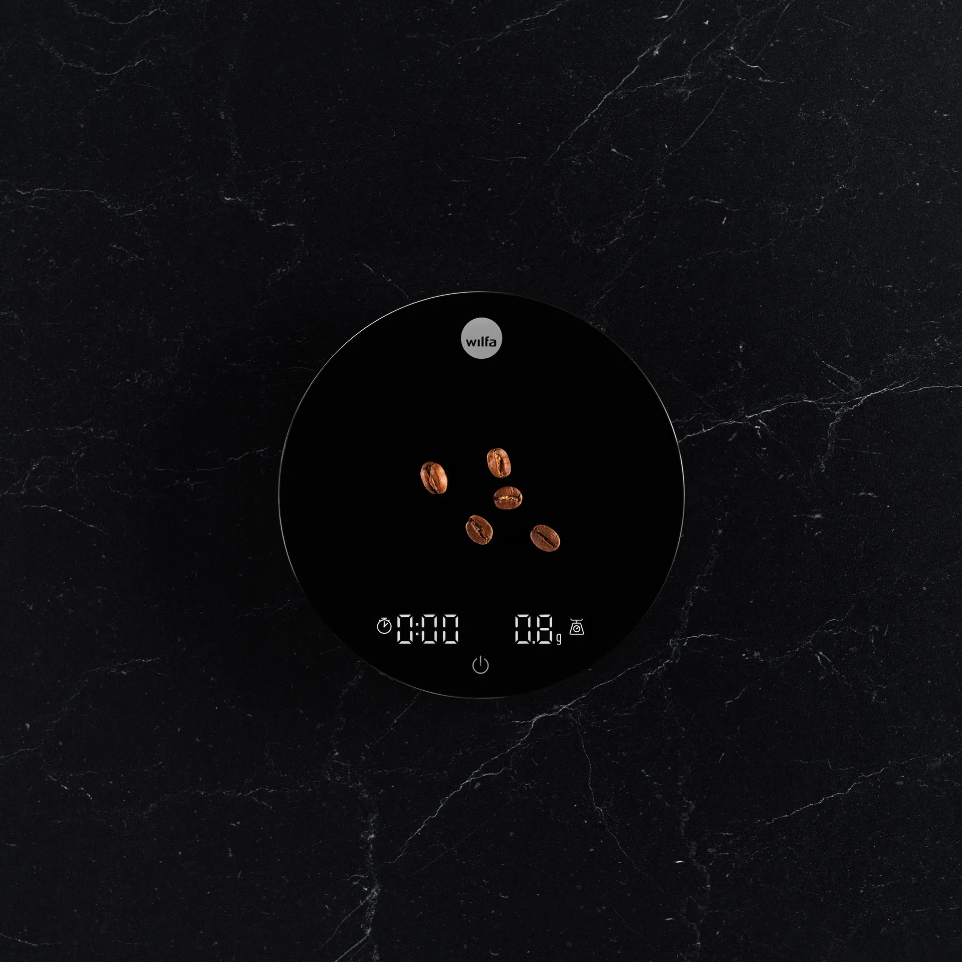 KS1B-T2 uni black kitchen scale, Black Wilfa