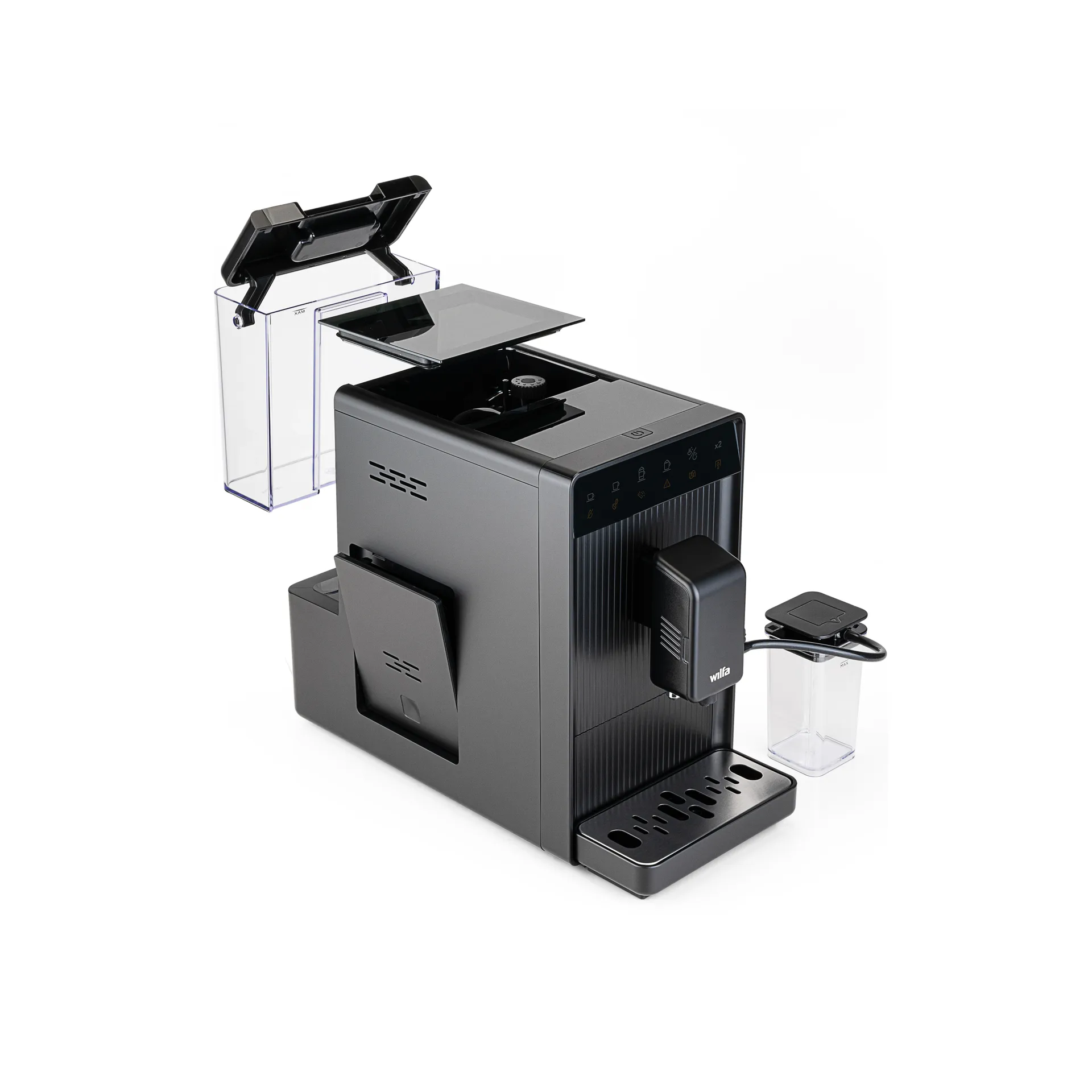 Volo EMA1B-TCM19 automatic espresso machine, Black Wilfa