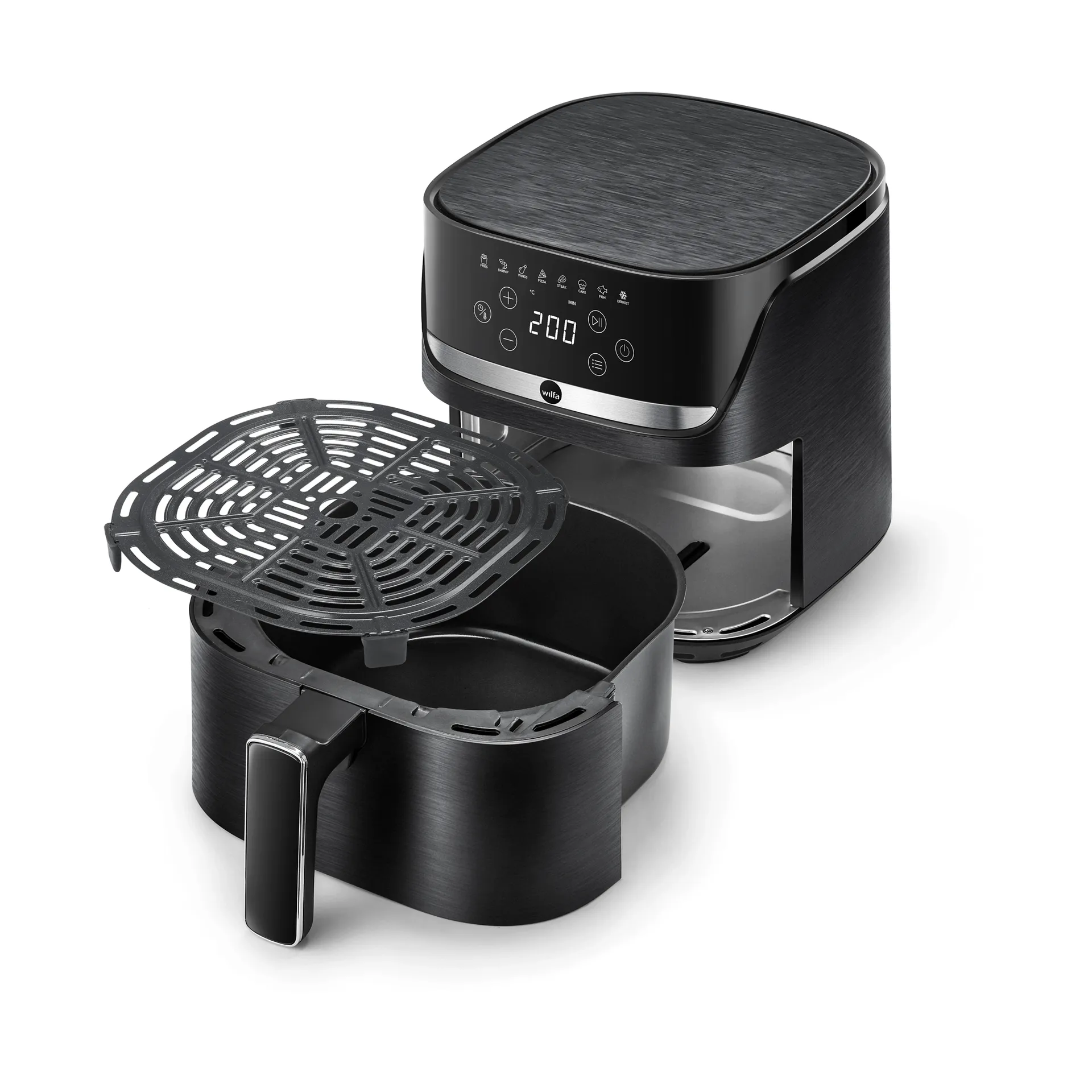Wilfa AF4B-40P Crispier air fryer, Black, 4 l Wilfa