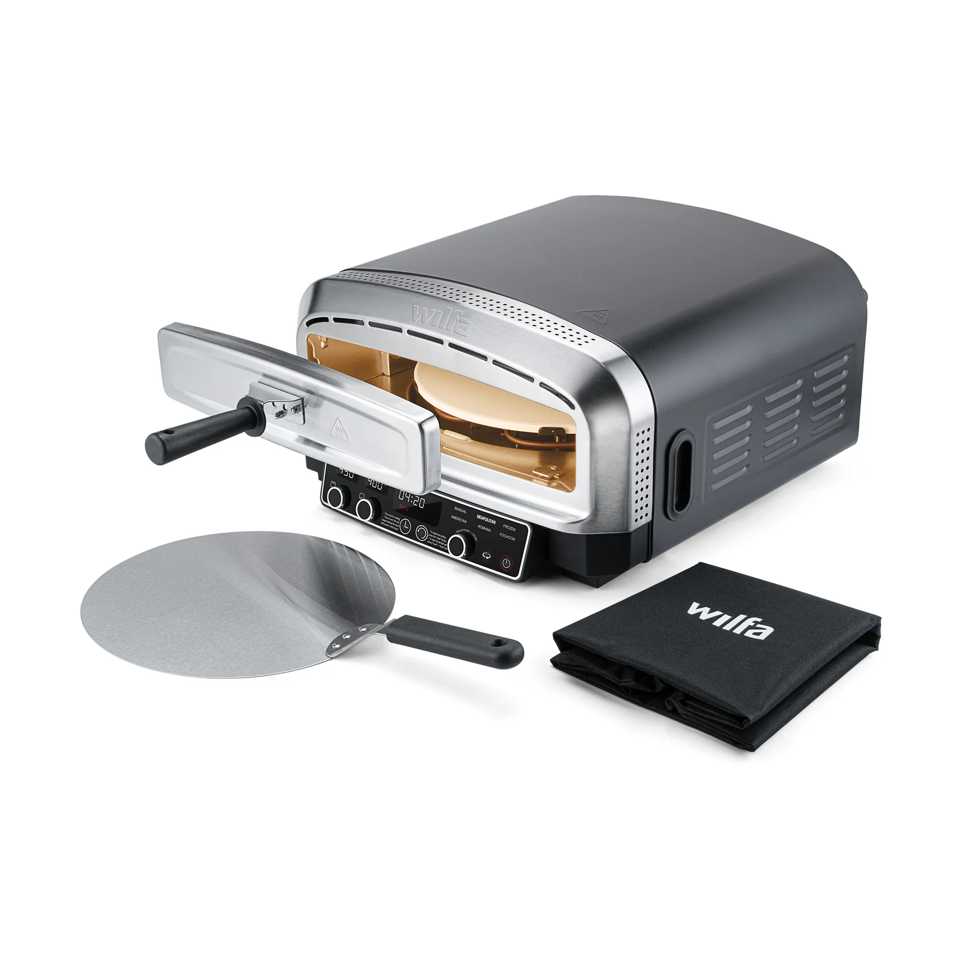 Wilfa crust electric pizza oven PO2B-E2200, Grey Wilfa