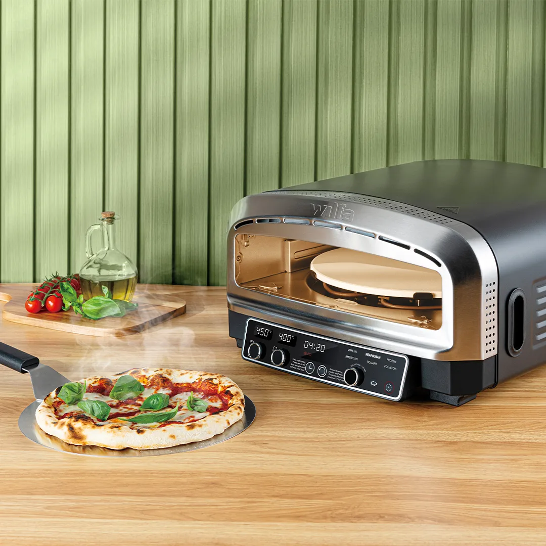 Wilfa crust electric pizza oven PO2B-E2200, Grey Wilfa