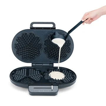 Wilfa WM4DB-160P double waffle maker - Black - Wilfa