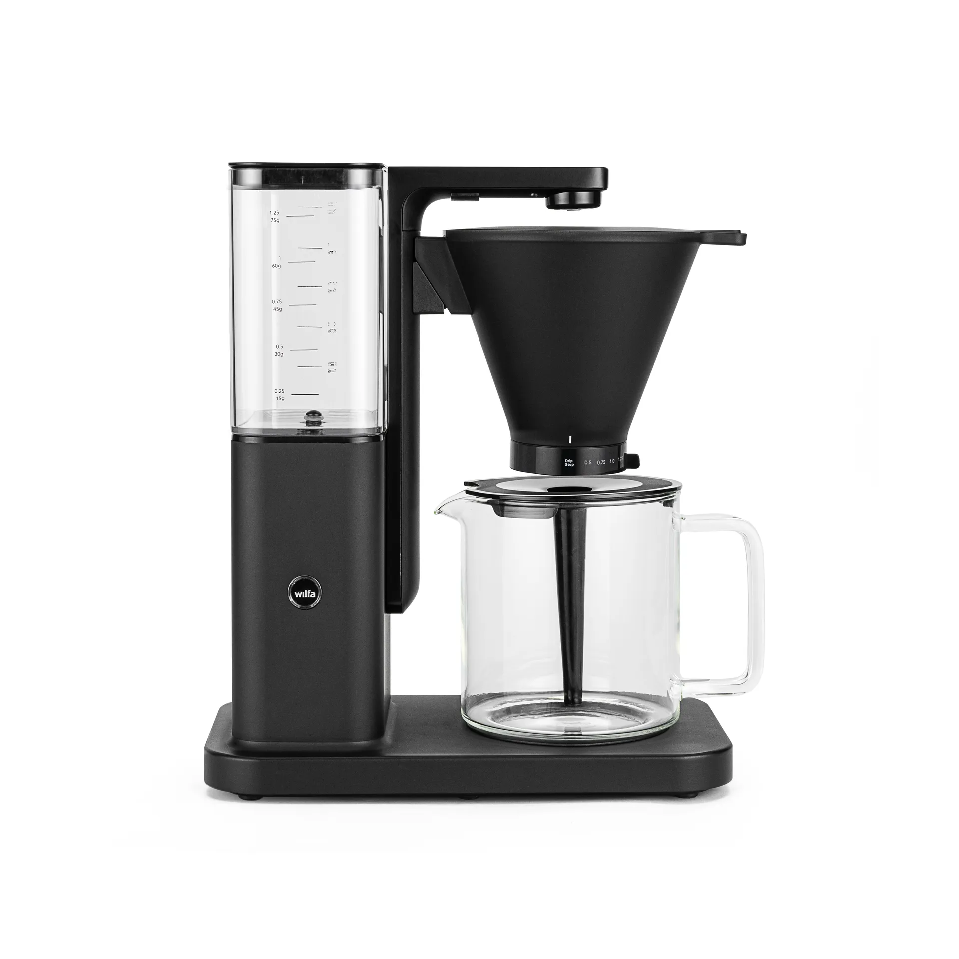 Zense CM10AB-M125 alux coffee maker, Black Wilfa