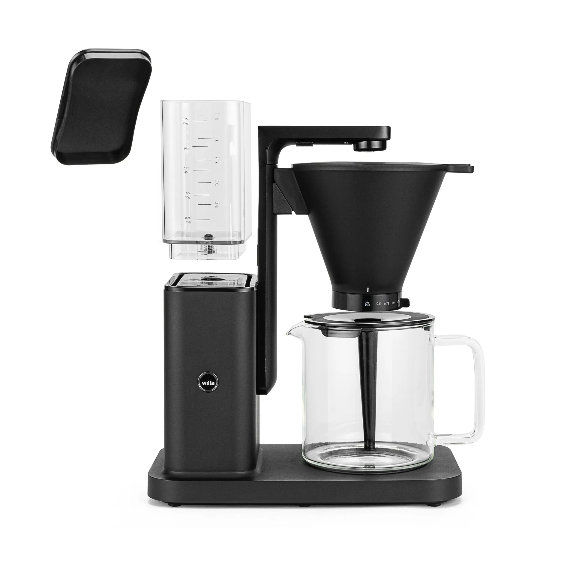 Zense CM10B-M125 coffee maker, Black Wilfa