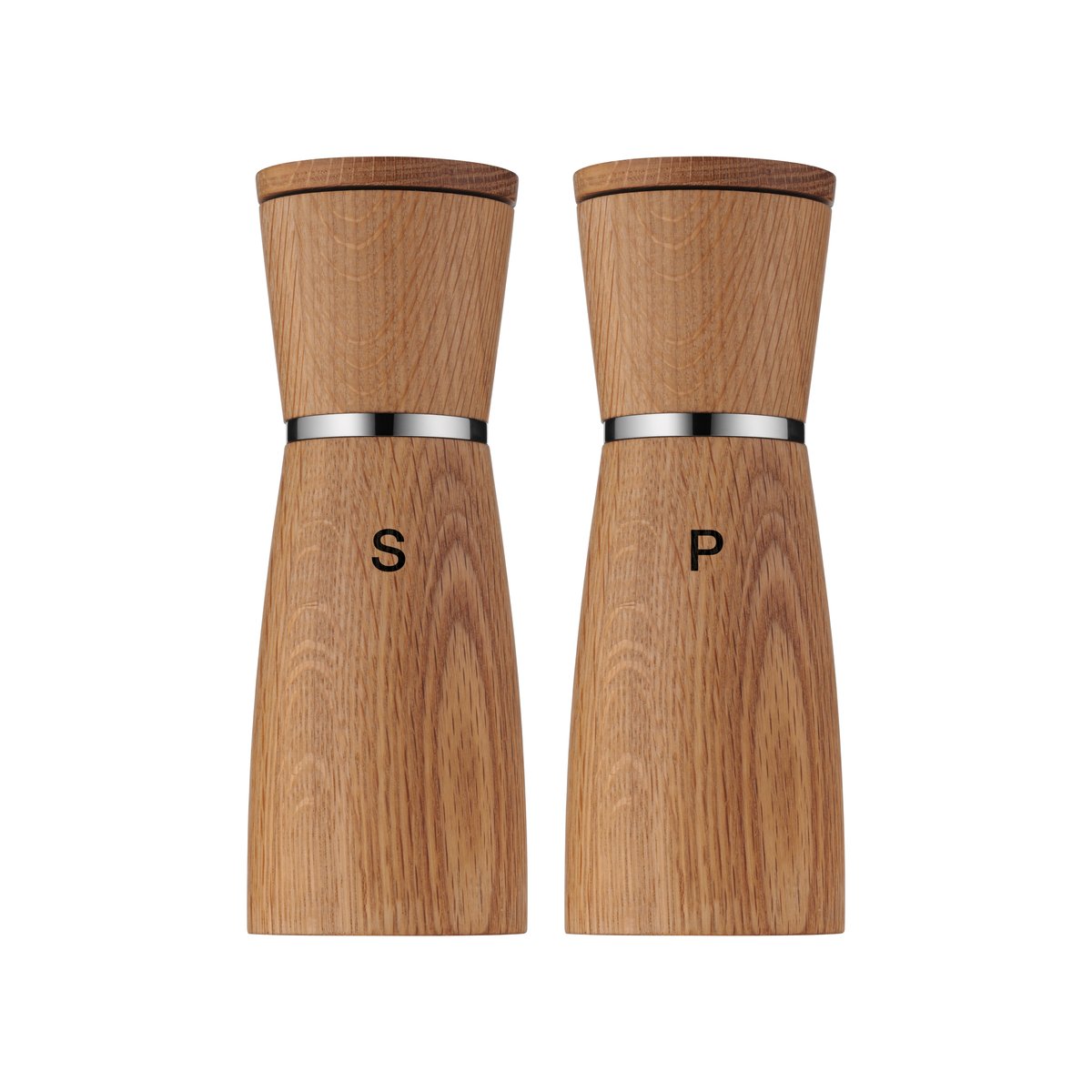 WMF Ceramill Nature salt- and pepper mill set Oak | Scandinavian Design | Salt & pepper grinders | Beige
