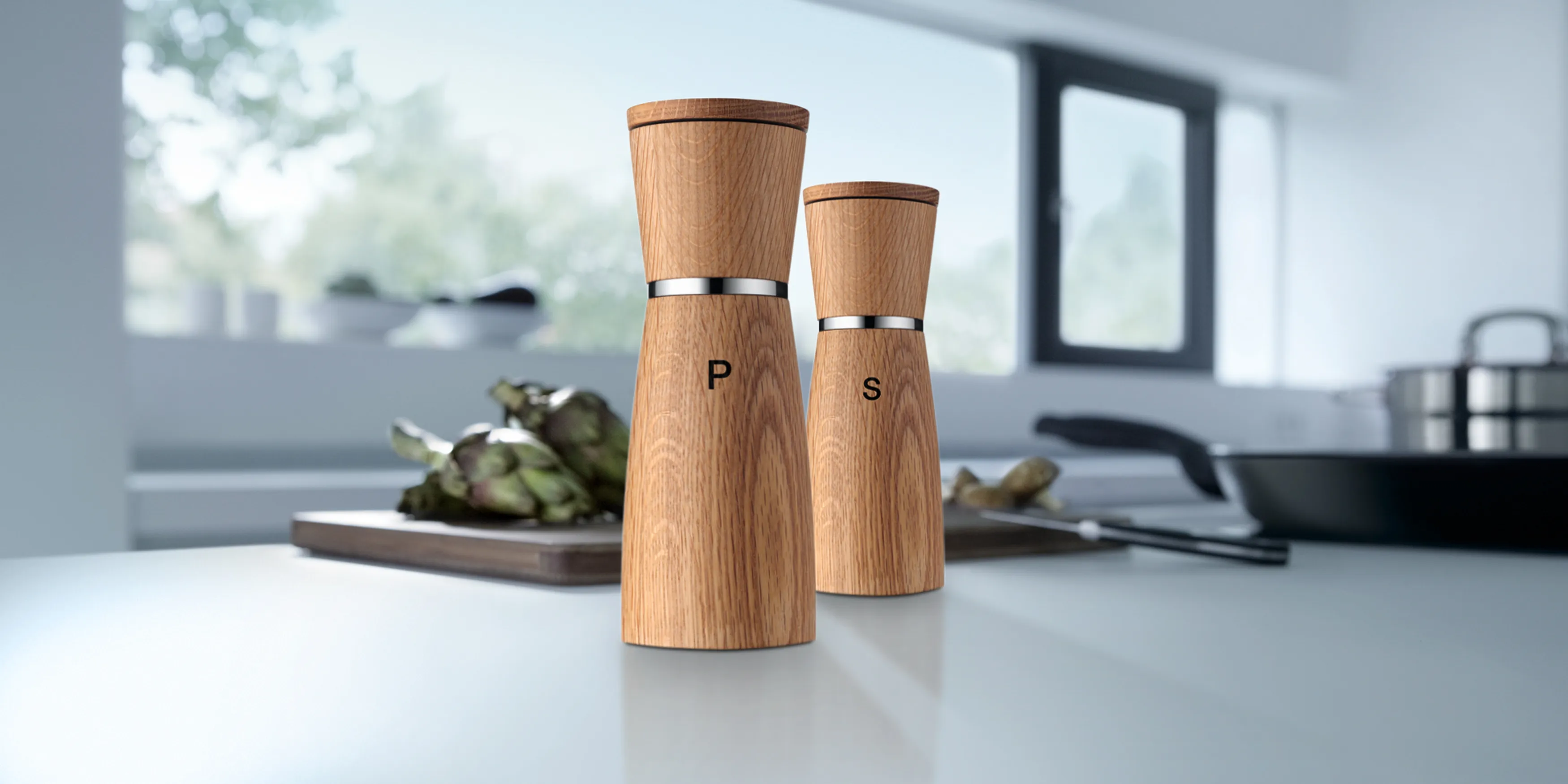 Ceramill Nature salt- and pepper mill set from WMF - NordicNest.com