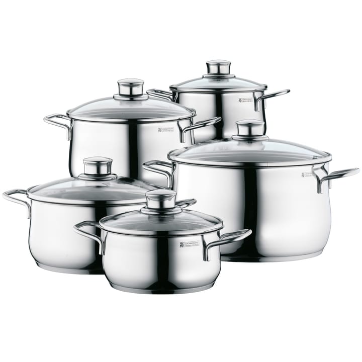 Diadem Plus set of pots 10 pieces - Stainless steel - WMF
