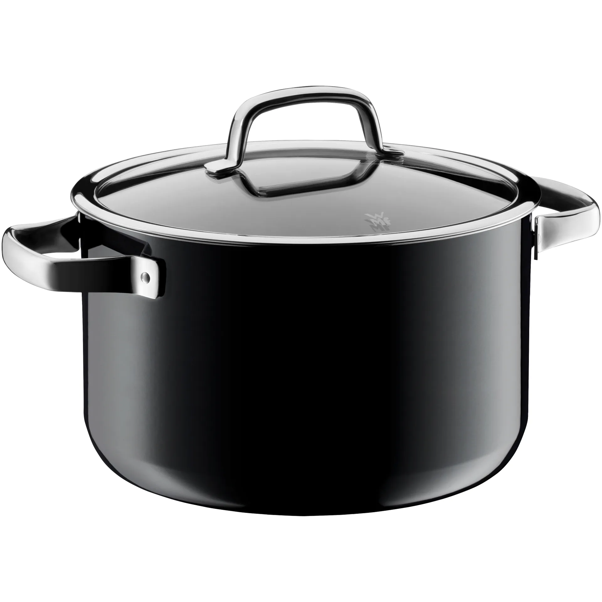 Fusiontec pot with lid 6.4 l, Black WMF