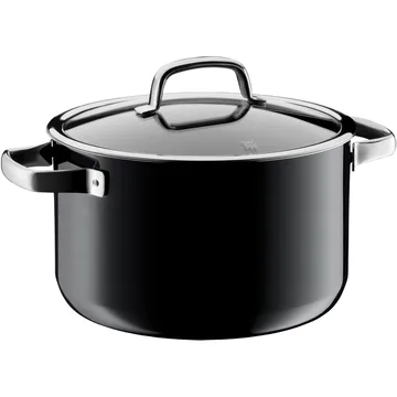 Fusiontec pot with lid 6.4 l - Black - WMF