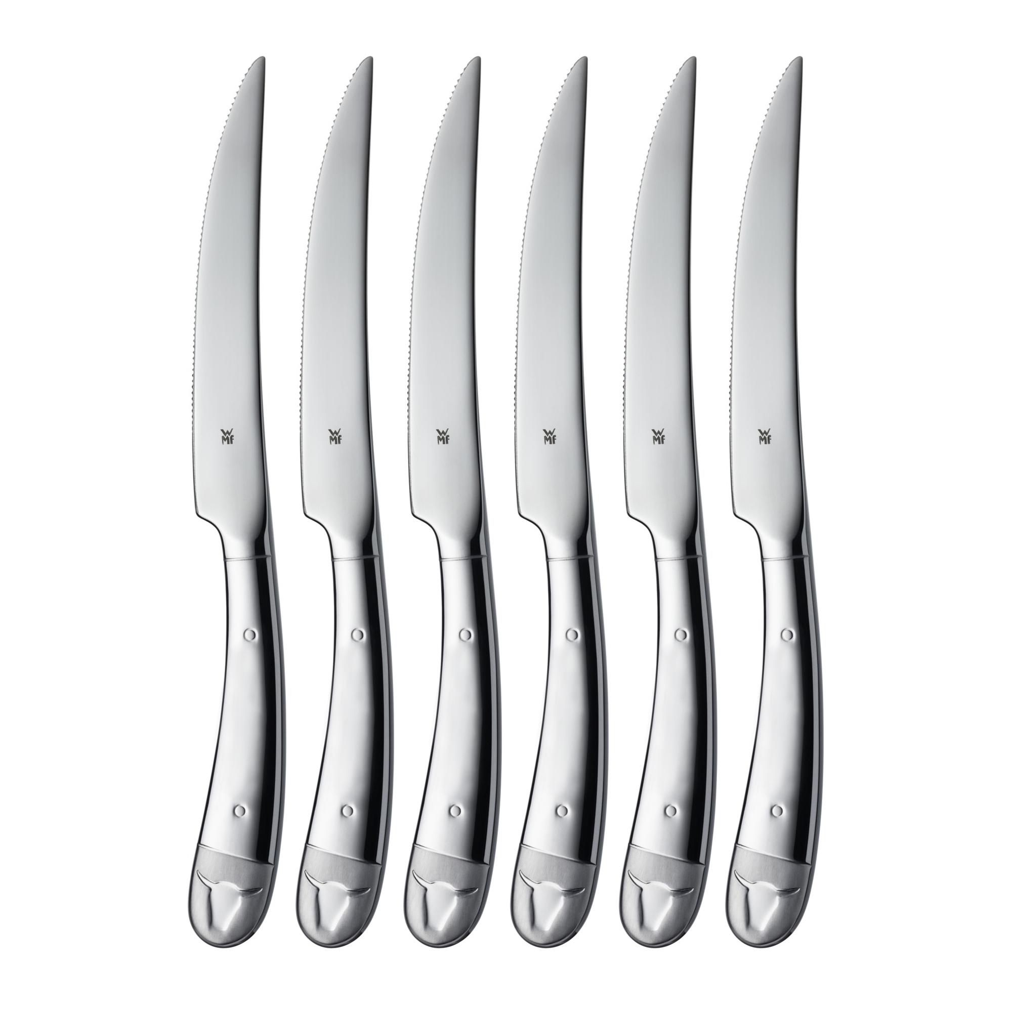 WMF Geschenkidee Bullshead 1289616046 steak knife set 6 pieces