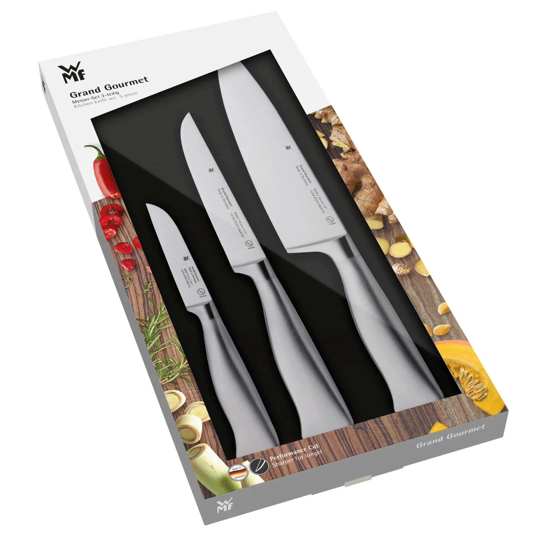【ドイツNo1メーカー】WMF/Grand Gourmet 包丁セット 3点 Grand Gourmet knifeset 3 pieces from WMF - NordicNest.com