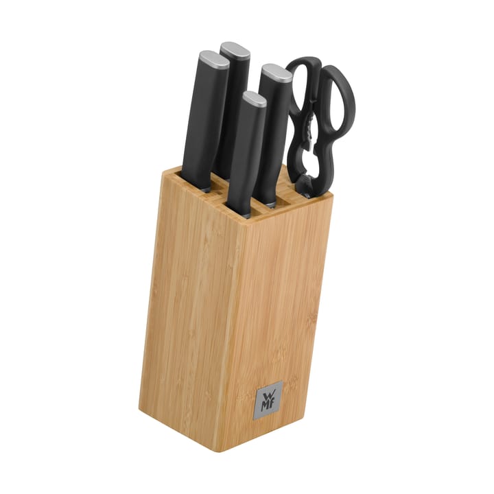 Kineo knife block with 4 knives and scissors - Stainless steel - WMF