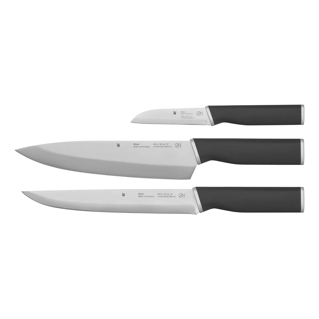 WMF Kineocromargan knife set - 3 pieces Stainless steel