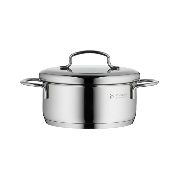 Mini low pot with lid 14 cm - Stainless steel - WMF