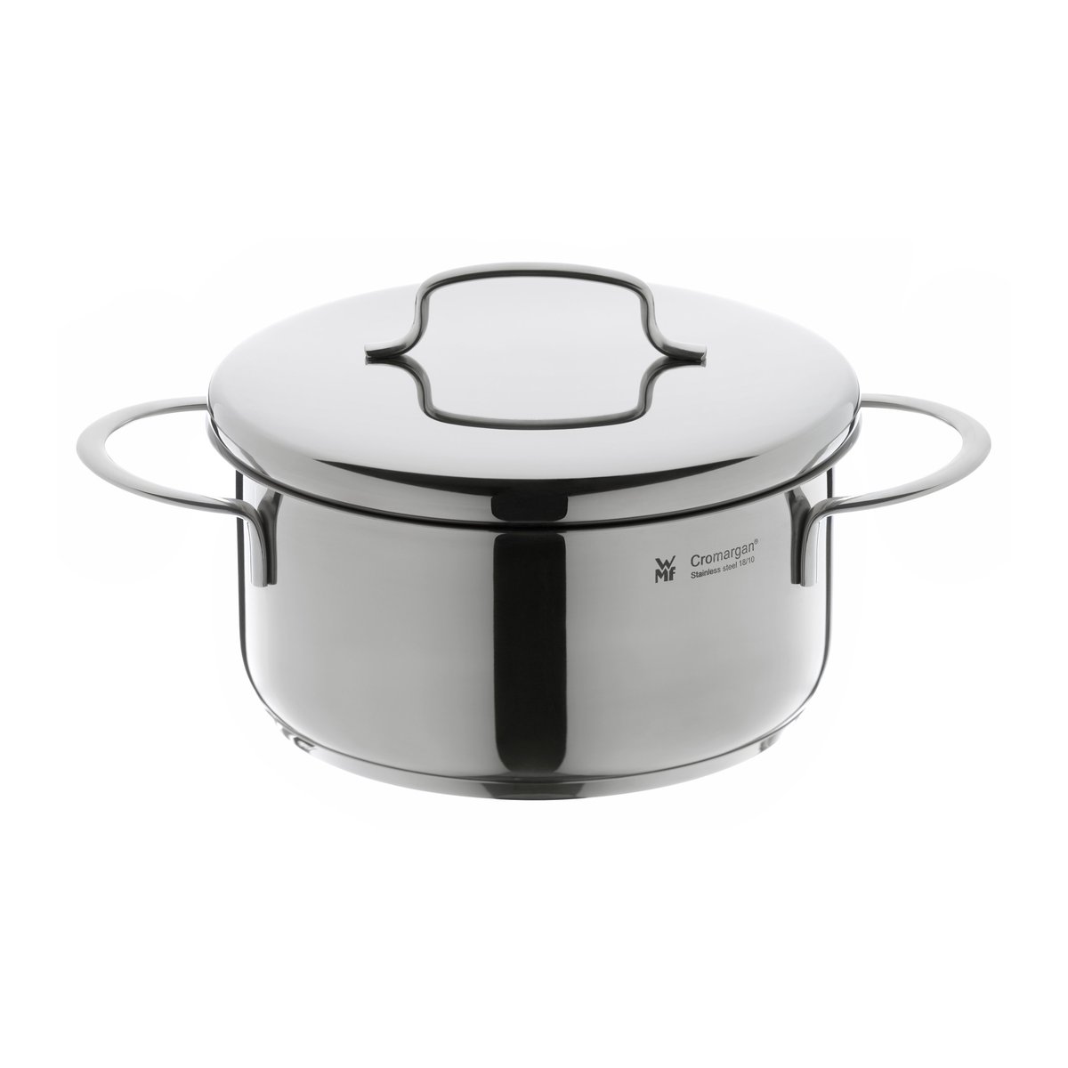 WMF Mini low pot with lid 16 cm Stainless steel | Scandinavian Design | Cooking pots & Casserole dishes | Silver-coloured