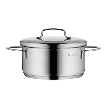 Mini low pot with lid 16 cm - Stainless steel - WMF