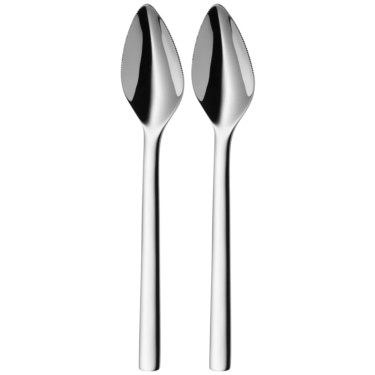 WMF Nuova grapefruit spoon 2-pack Bright steel | Scandinavian Design | Table cutlery | Silver-coloured