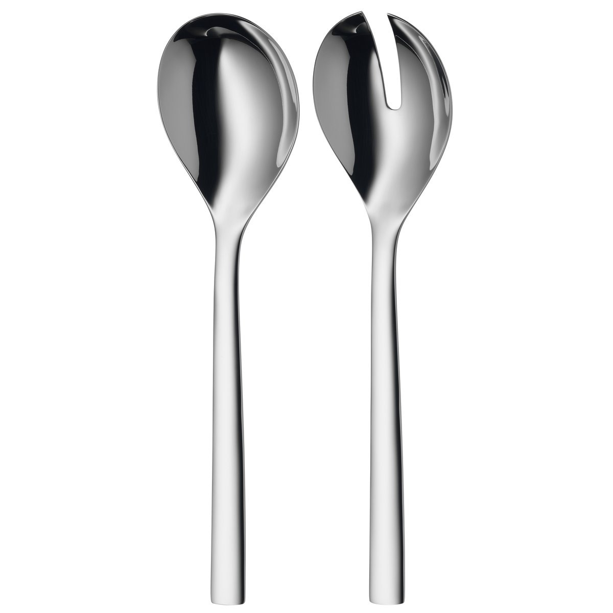 WMF Nuova salad servers 25 cm Bright steel | Scandinavian Design | Salad servers | Silver-coloured
