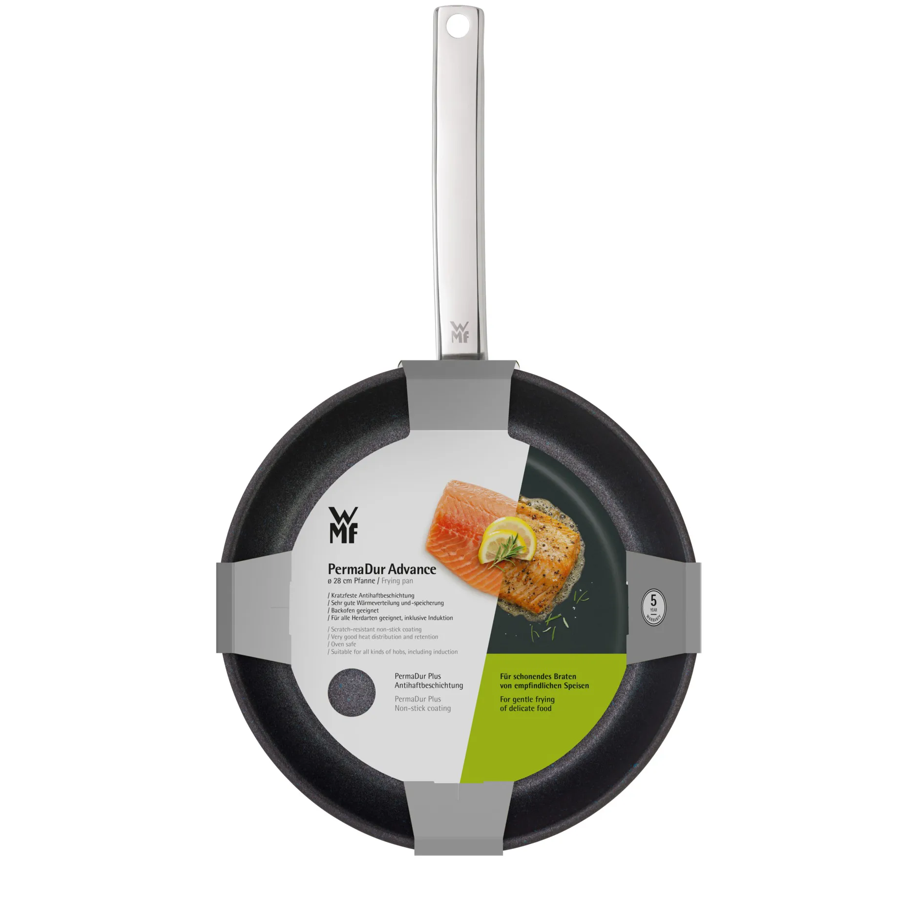 PermaDur Advance frying pan 28 cm, Stainless steel WMF