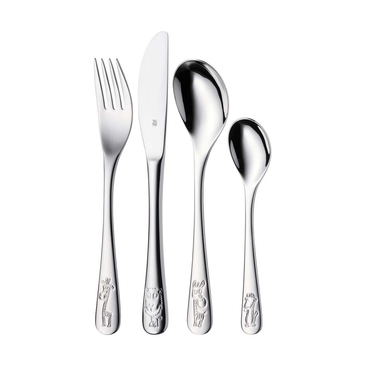 WMF children's cutlery 4 pieces Safari | Scandinavian Design | Children's cutlery | Multi