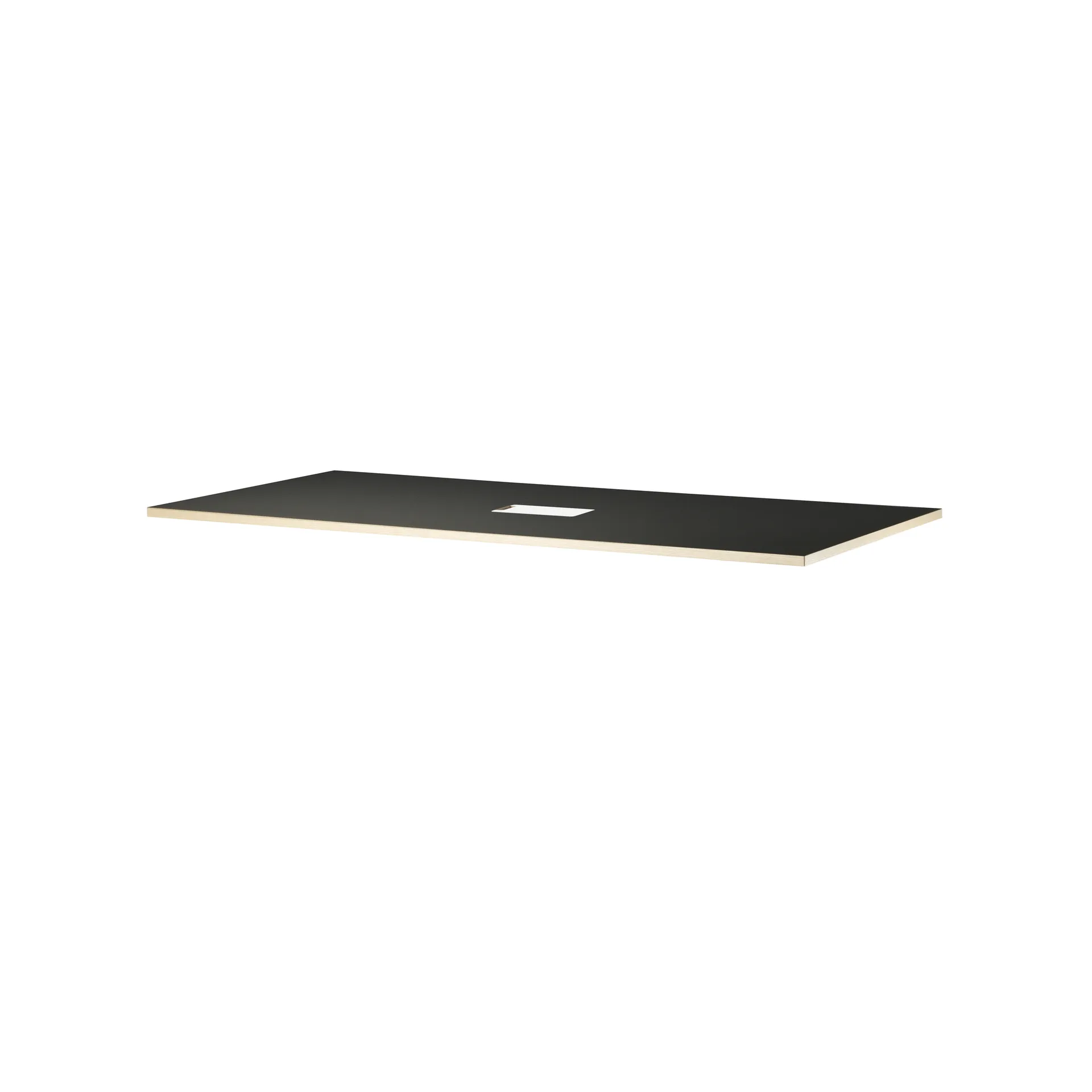 Works conference table top, Light grey, linoleum Works