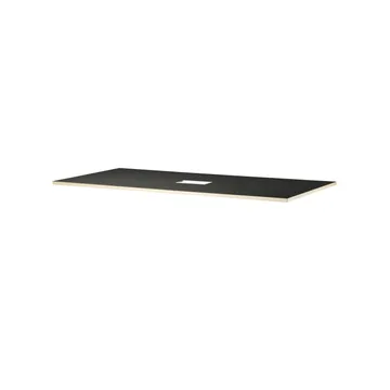 Works conference table top - Light grey, linoleum - Works