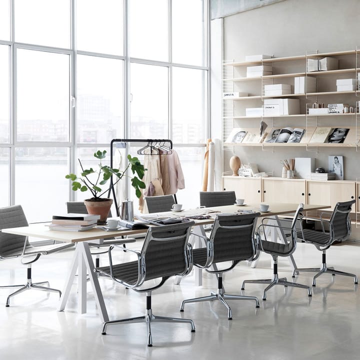 Works conference table top - Light grey, linoleum - Works