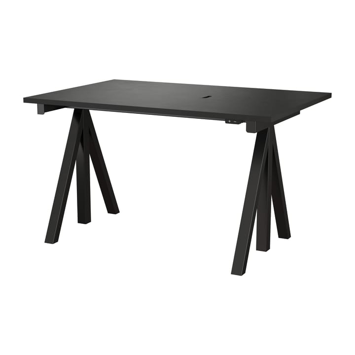 Works desk black 78x120 cm - undefined - Works