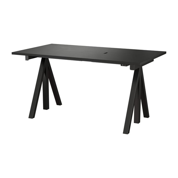 Works desk black 78x140 cm - undefined - Works