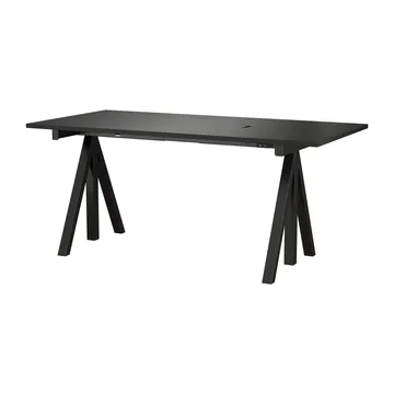 Works desk black 78x160 cm - Works