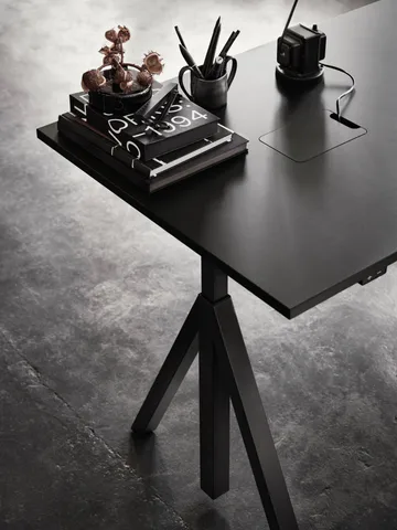 Works desk black 78x160 cm - Works