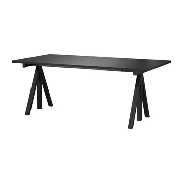 Works desk black 90x180 cm - Works