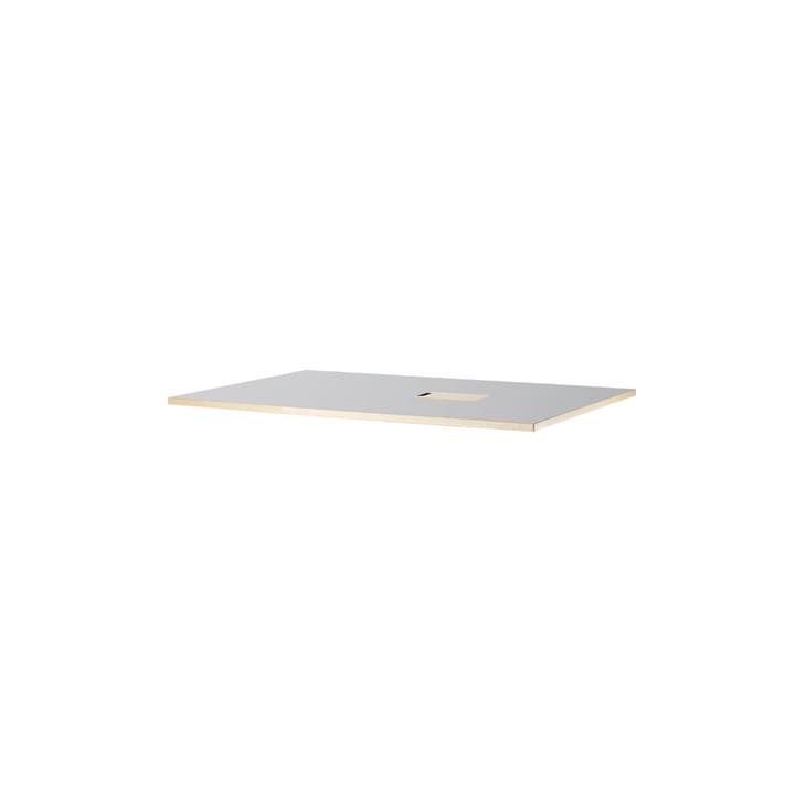 Works desk table top - Light grey, linoleum, 120 cm - Works