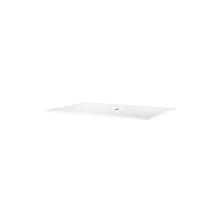 Works desk table top - White laminate, 120 cm - Works