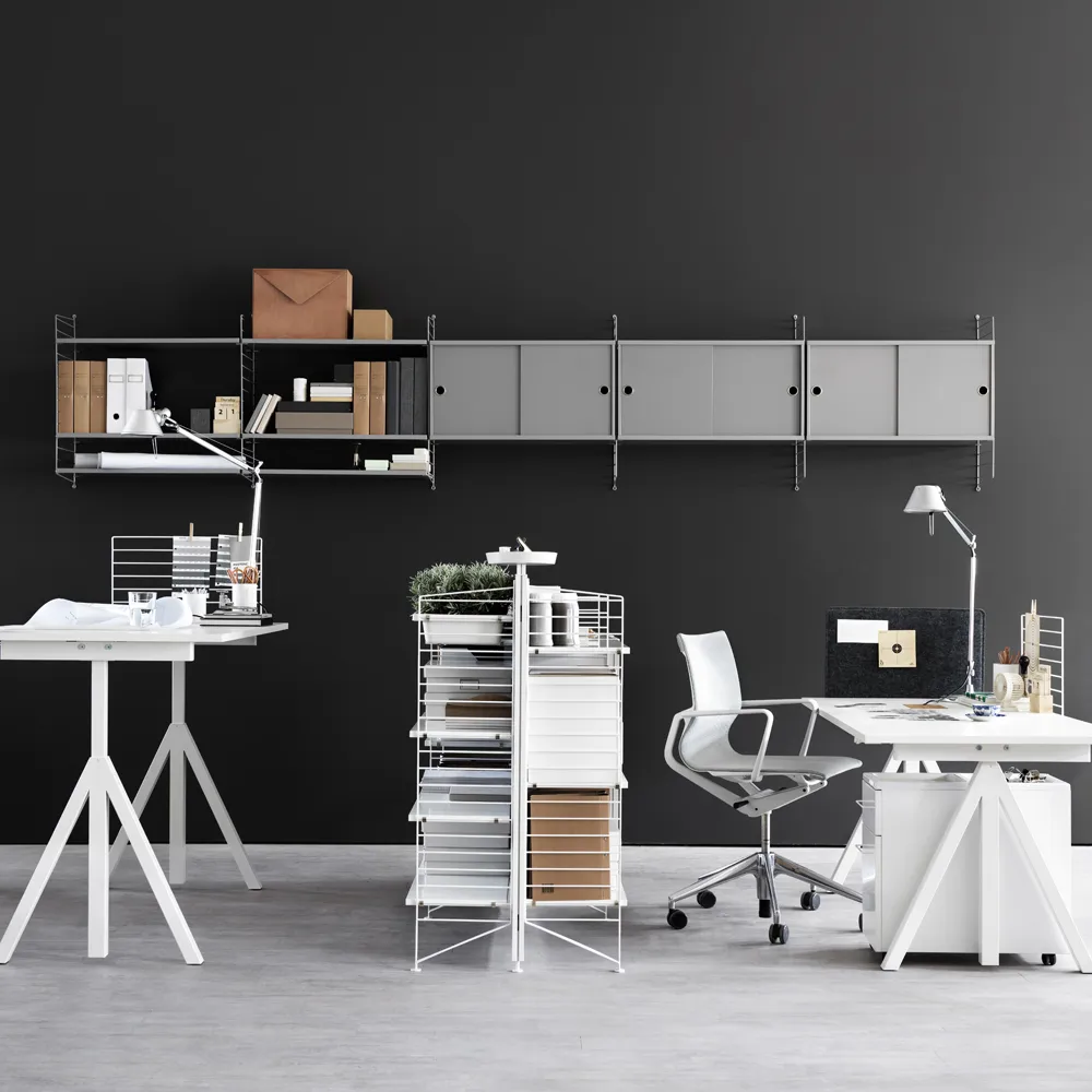 Works desk - white,  Works