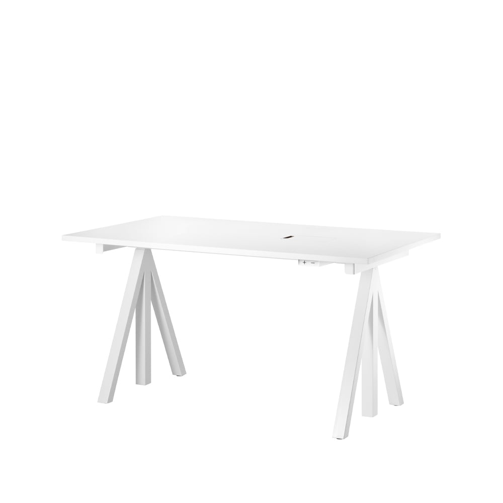 Works Works desk table top White laminate, 140 cm