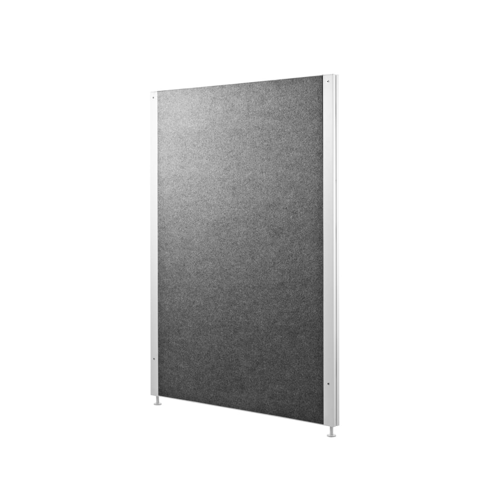Works frame for standalone shelf 1-pack White/grey, incl. felt wall
