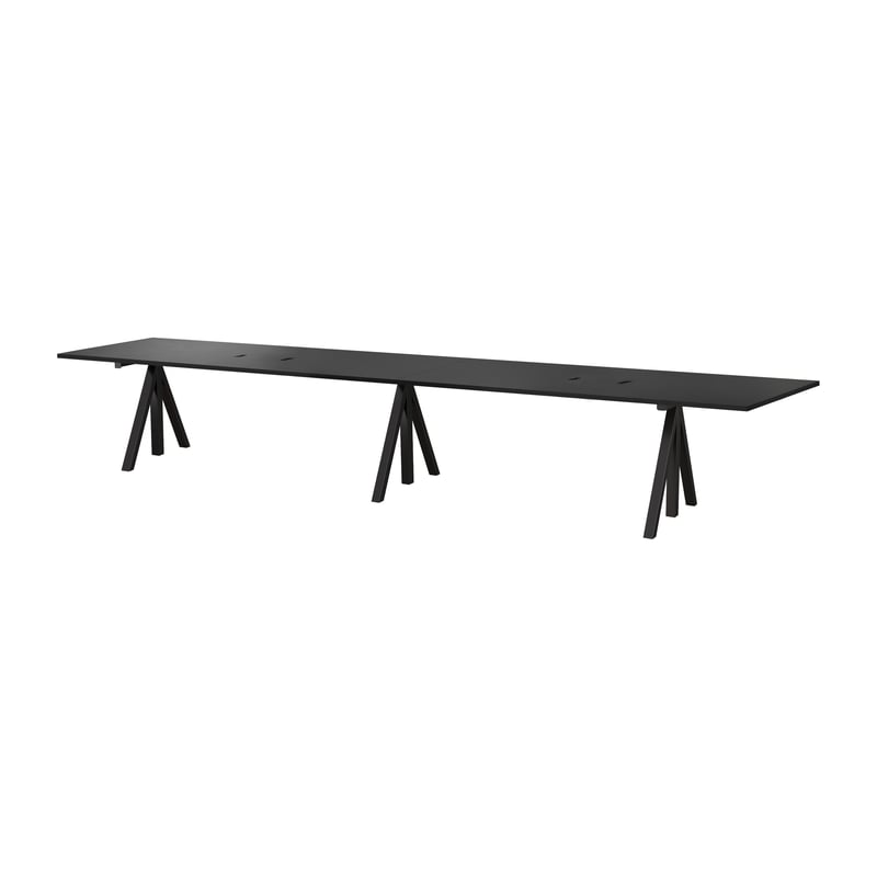 Works Works base for desk height adjustable Black