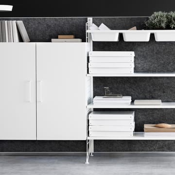 Works storage cabinet - White - Works