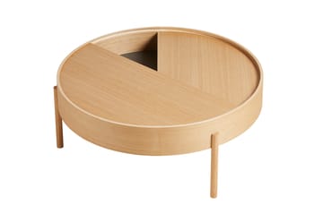 Arc coffee table 89 cm - Oiled oak - Woud