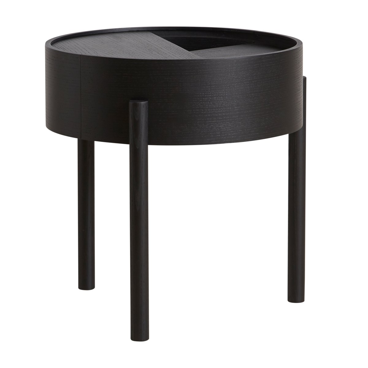 Woud Arc side table Black-ash | Scandinavian Design | Side tables | Black