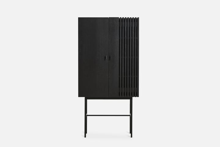 Array cabinet. 80 cm - Blackpainted oak - Woud