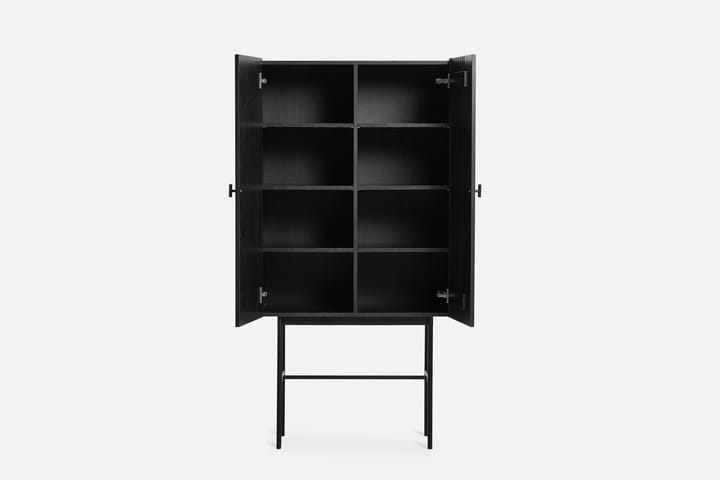 Array cabinet. 80 cm - Blackpainted oak - Woud