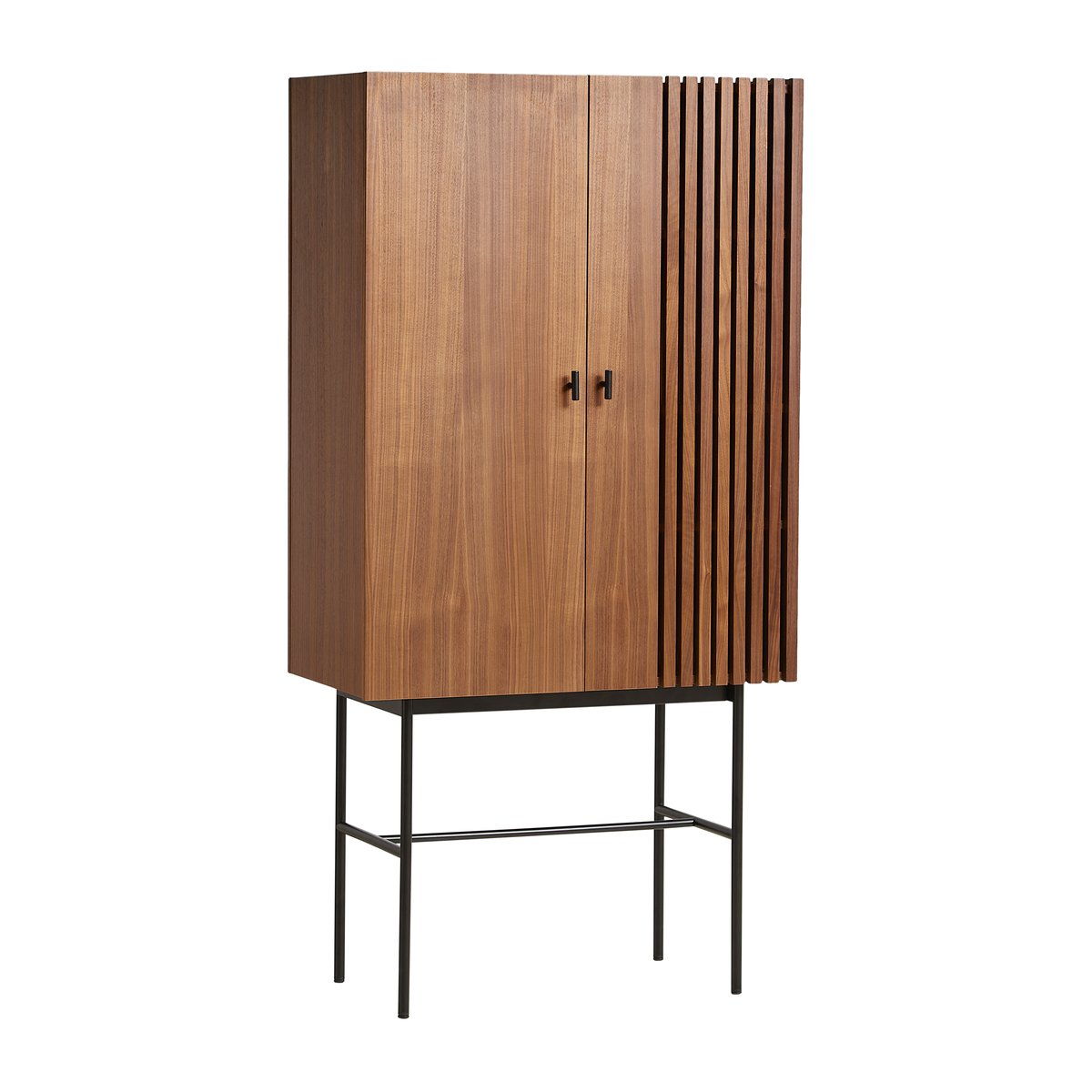 Woud Array cabinet. 80 cm Walnut | Scandinavian Design | Display & glass cabinets | Brown