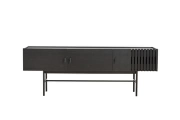 Array side table, low, 150 cm - Black oak - Woud