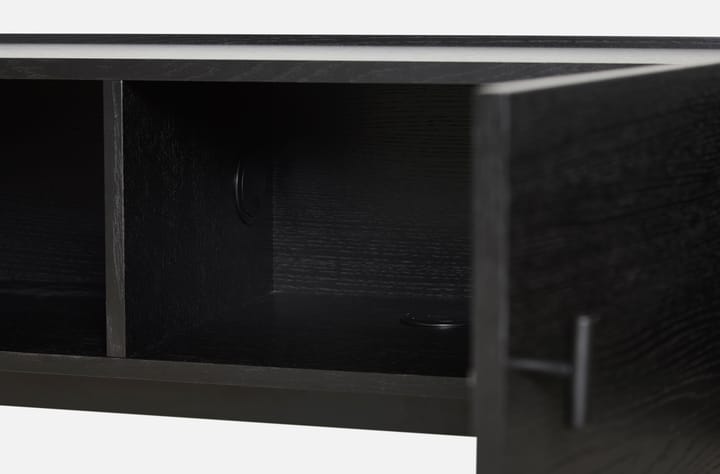 Array side table, low, 150 cm - Black oak - Woud