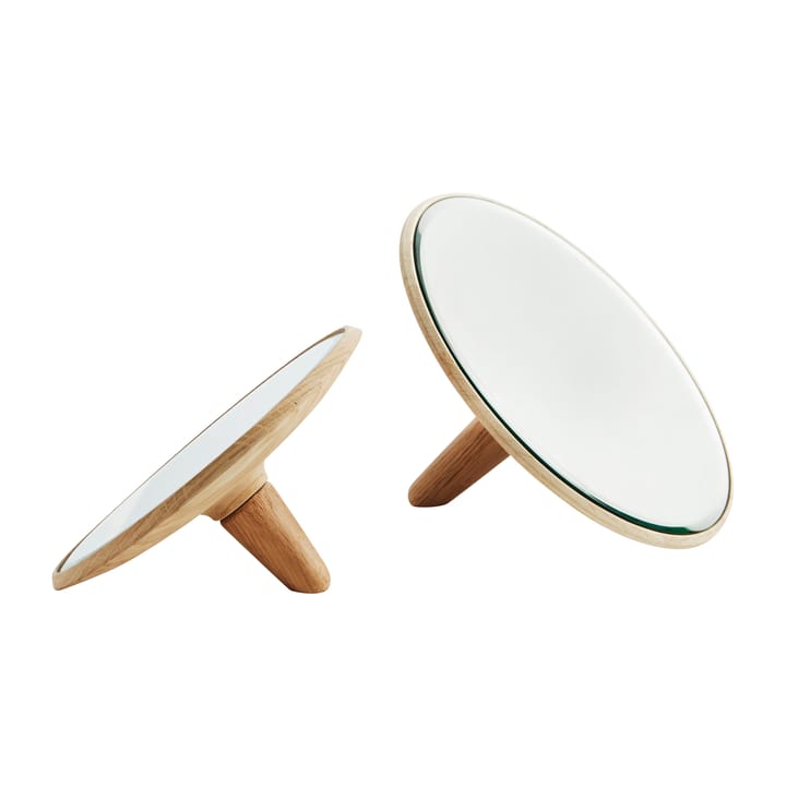 Barb mirror large, Oak Woud
